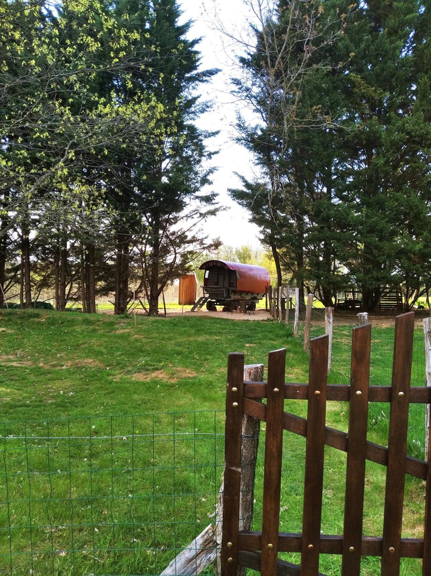 מלון Saint-Vincent-en-Bresse Roulotte Irlandaise Polly מראה חיצוני תמונה
